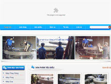 Tablet Screenshot of cokhitruongan.com